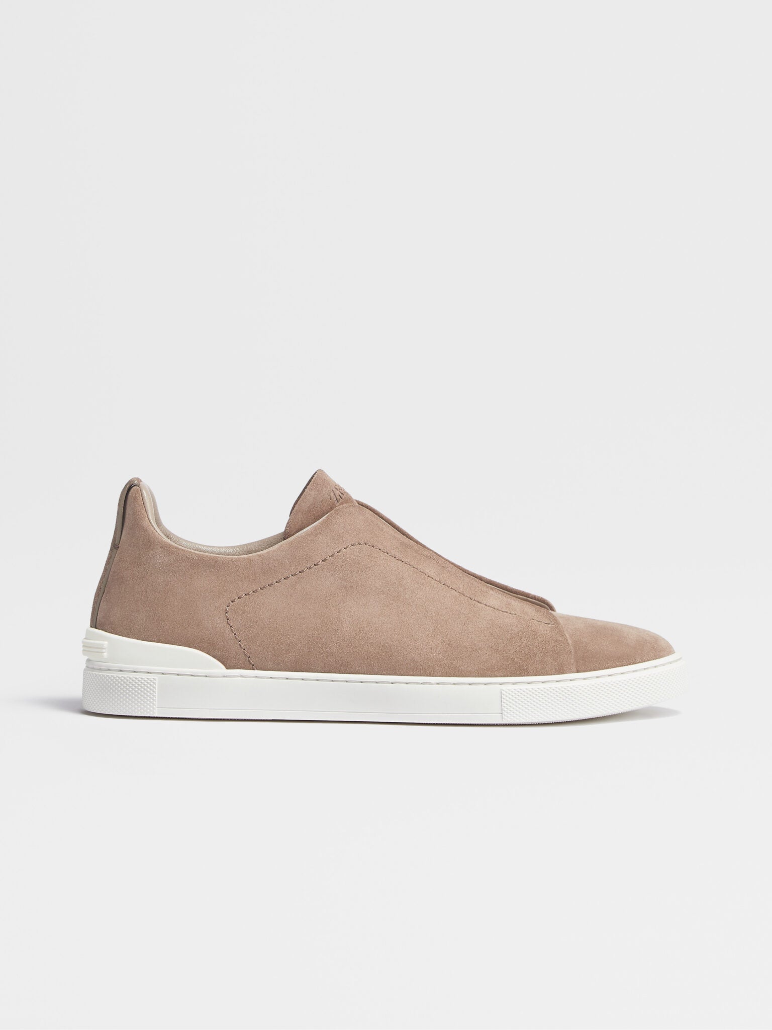 BASKETS ZEGNA TRIPLE STITCH™ EN DAIM BEIGE