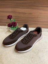 Espadrilles Loro Piana - Week End Walk Microfibre Storm System - Marron Foncé