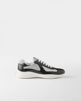 Sneakers Prada America’s Cup en cuir verni et tissu technique