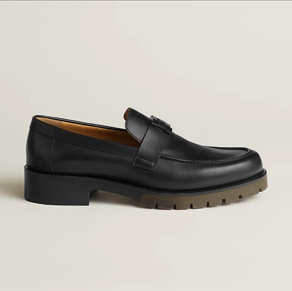 MOCASSINS HERMES GREGOIRE EN NOIR
