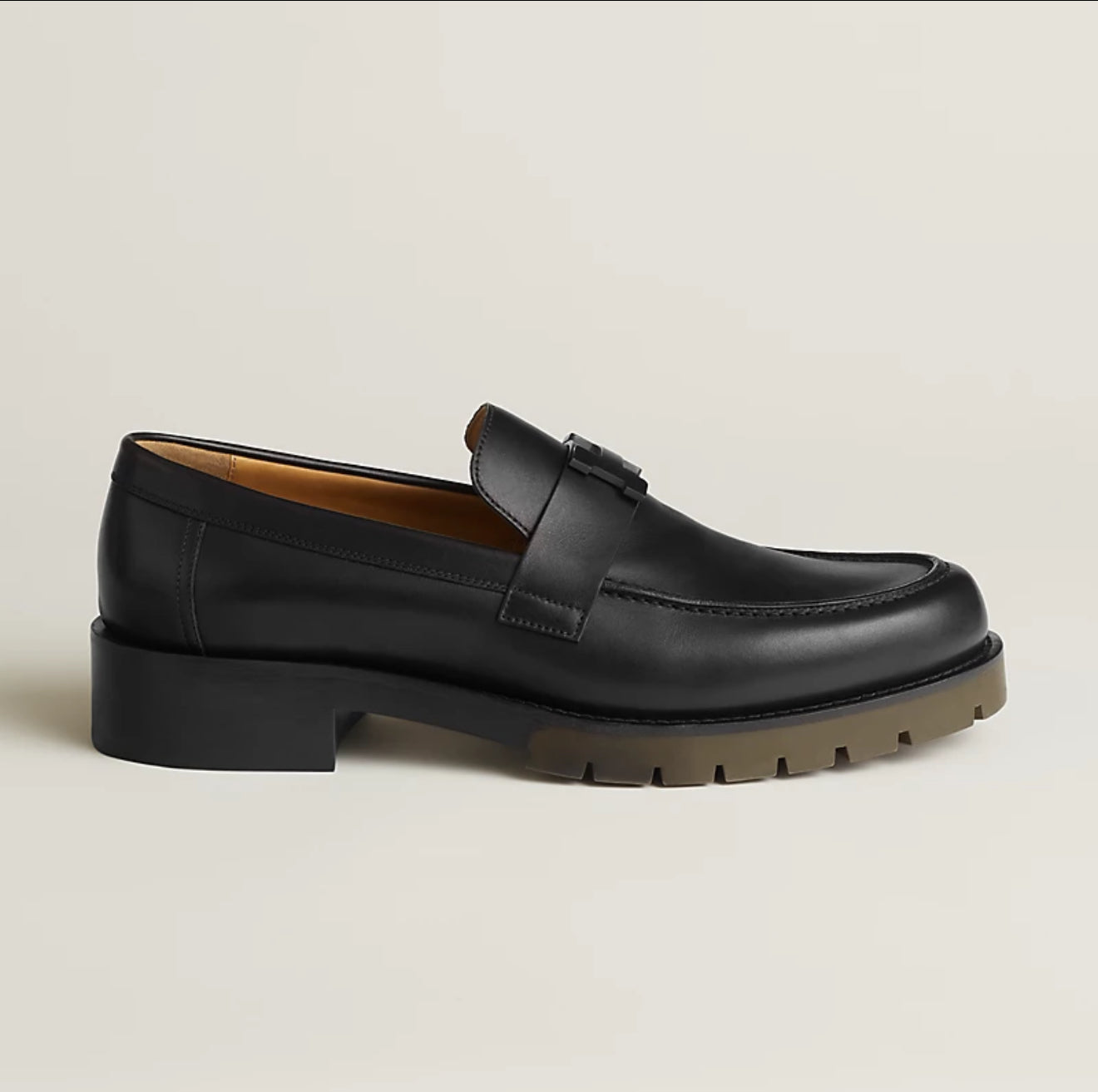 MOCASSINS HERMES GREGOIRE EN NOIR