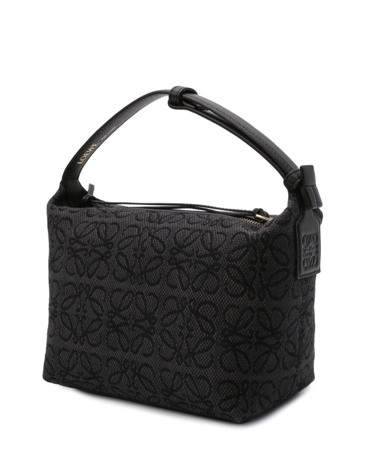 CUBI MEDUIM COTTON-BLEND AND LEATHER SHOULDER BAG