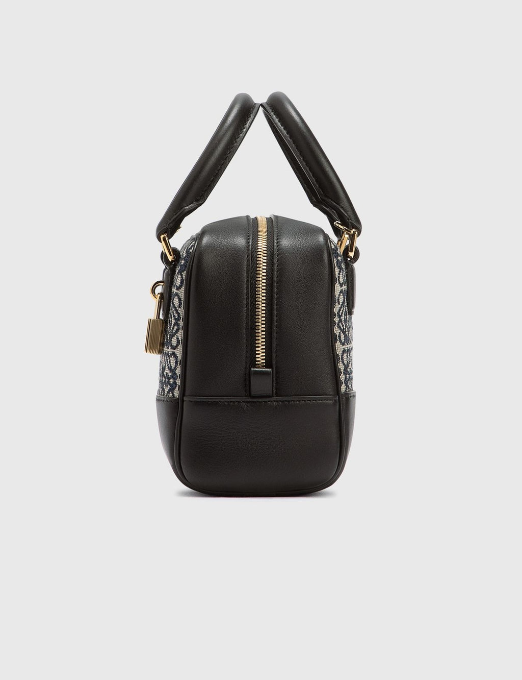 AMAZONA 23 BAG IN ANAGRAM JACQUARD AND CALFSKIN IN NAVY