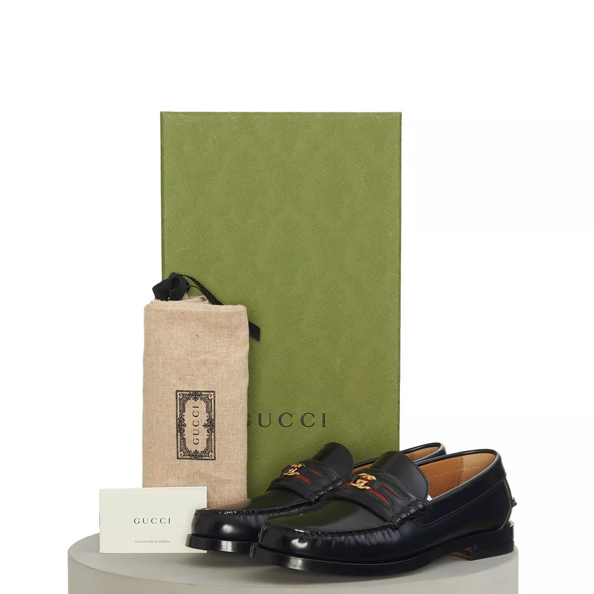 Mocassin Gucci - Interlocking G leather loafers