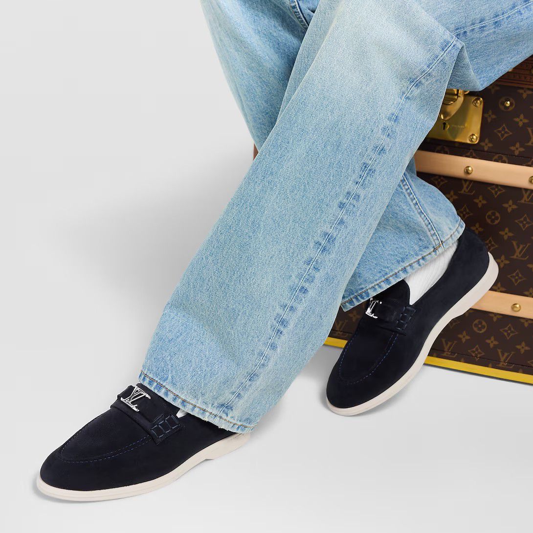 MOCASSIN LV ESTATE EN BLEU